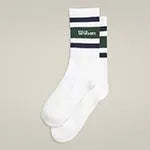 Crew Stripe Script Socks