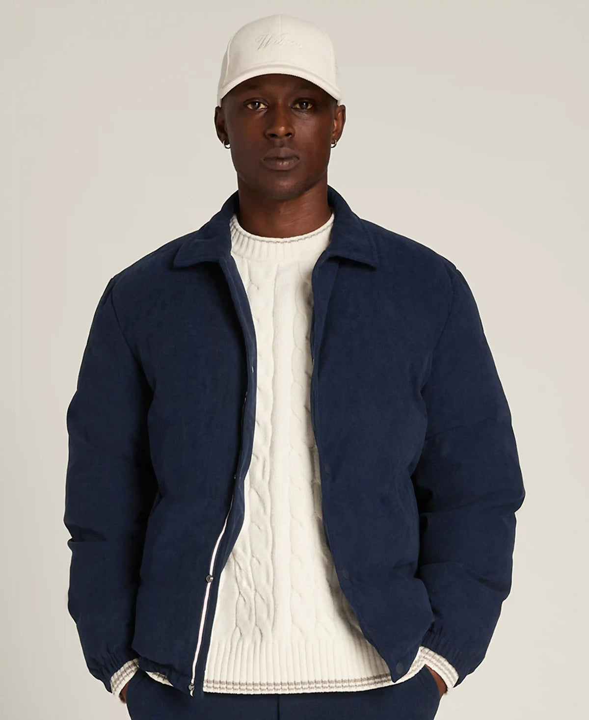 Tech Corduroy Puffer