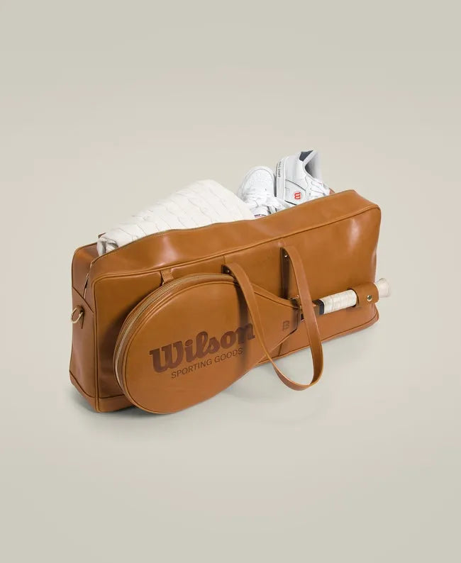 Showman Leather Tennis Bag