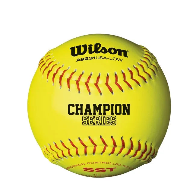 ASA Leather Polycore Softballs 1 DZ