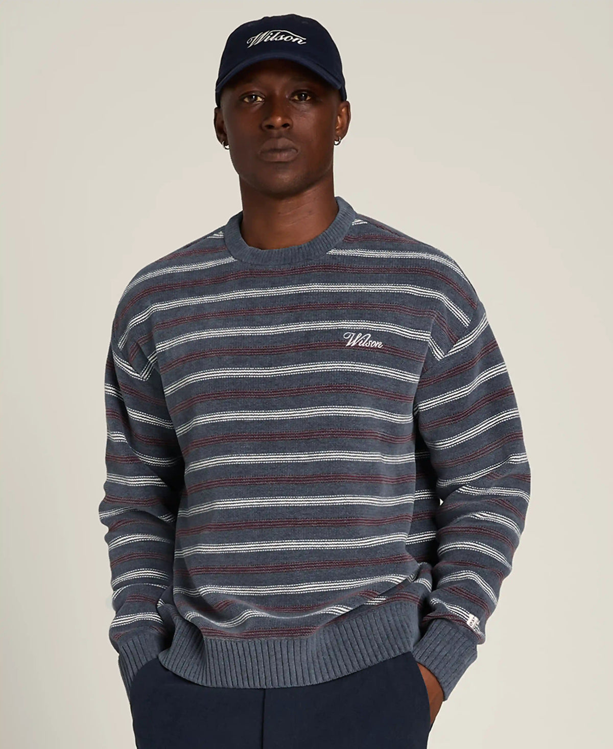 Stripe Knit Crew