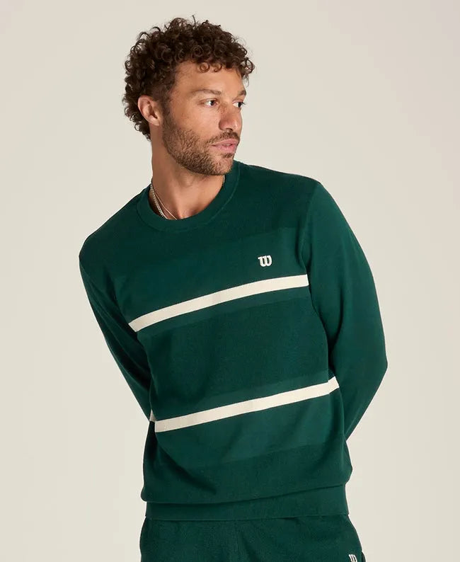 Lafayette Piqué Knit Crewneck Sweater