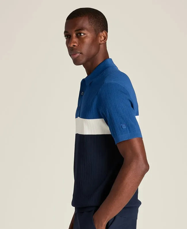 Biltmore Colorblock Knit Polo Shirt