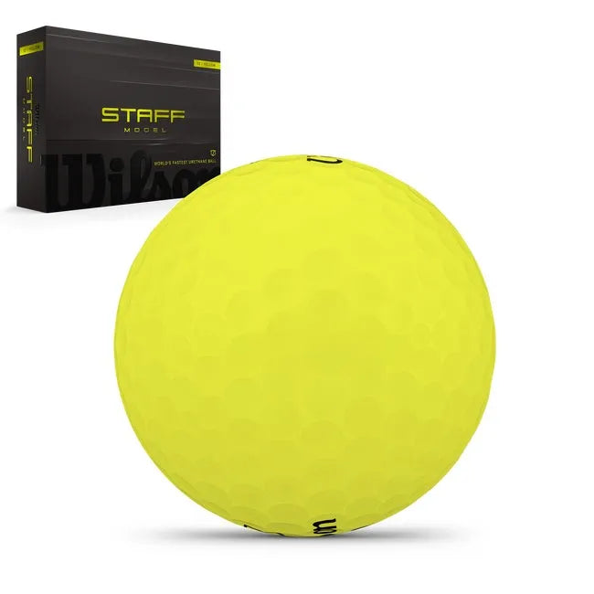 Staff Model Yellow Golf Balls Custom Logo