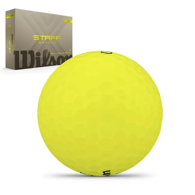 Staff Model X Yellow Golf Balls Custom Logo