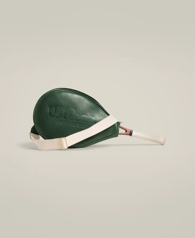 Retro Leather Racket Cover