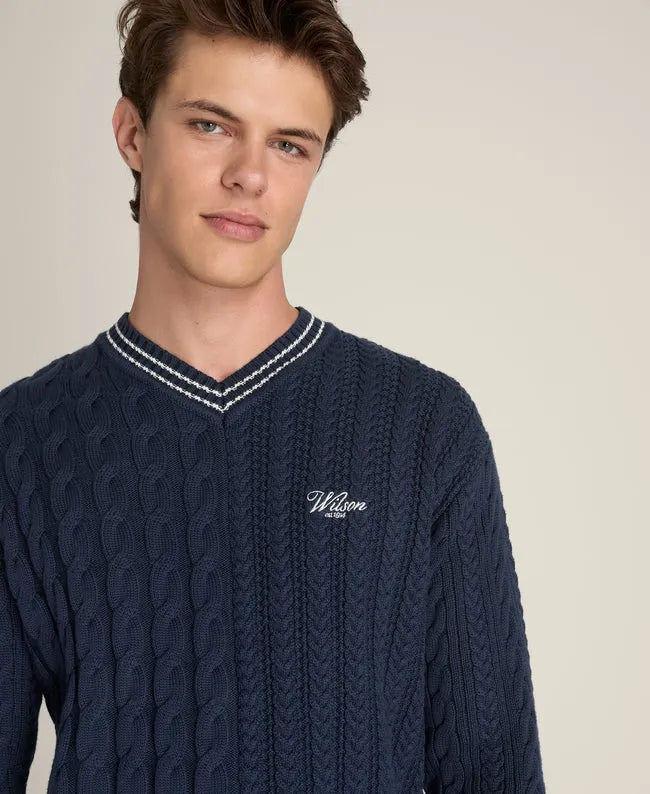 Novelty V-Neck Sweater