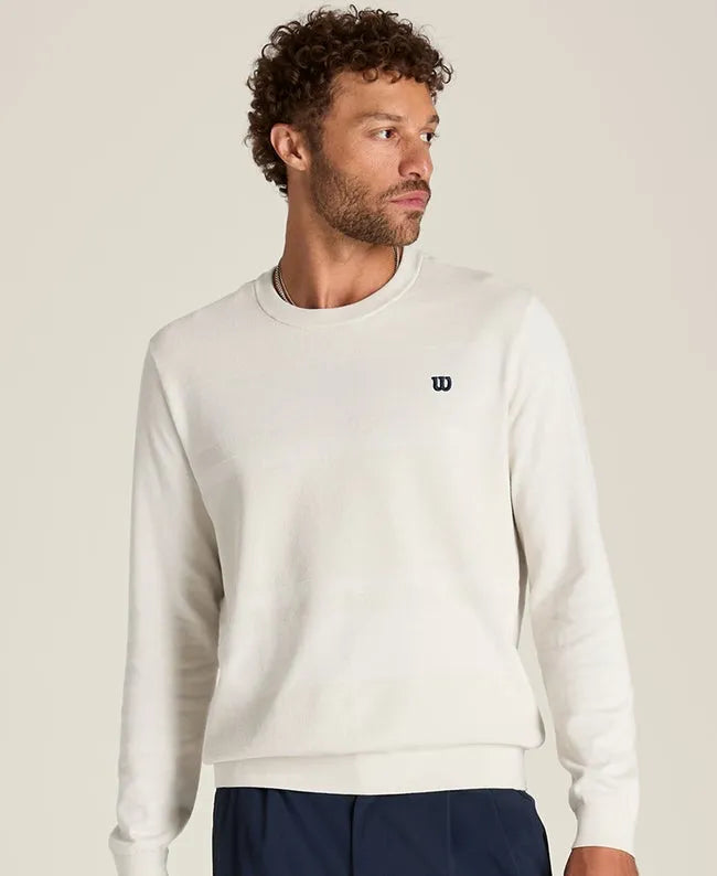 Lafayette Piqué Knit Crewneck Sweater