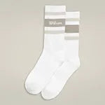 Crew Stripe Script Socks