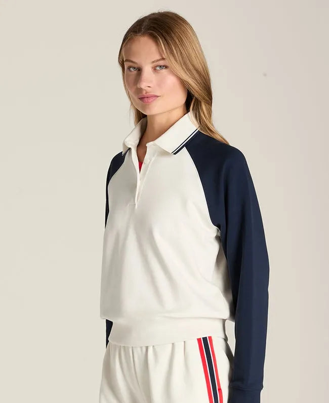 Retro Polo Sweatshirt