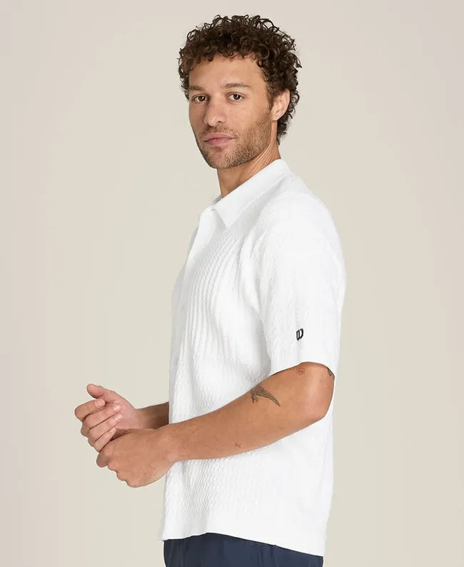 Cable Blocked Polo Shirt