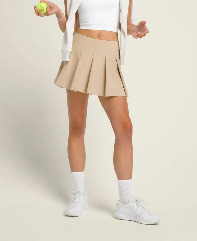 Classic Pleated Mini Skirt