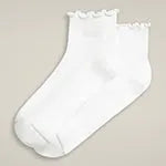 Ruffle Quarter Sock