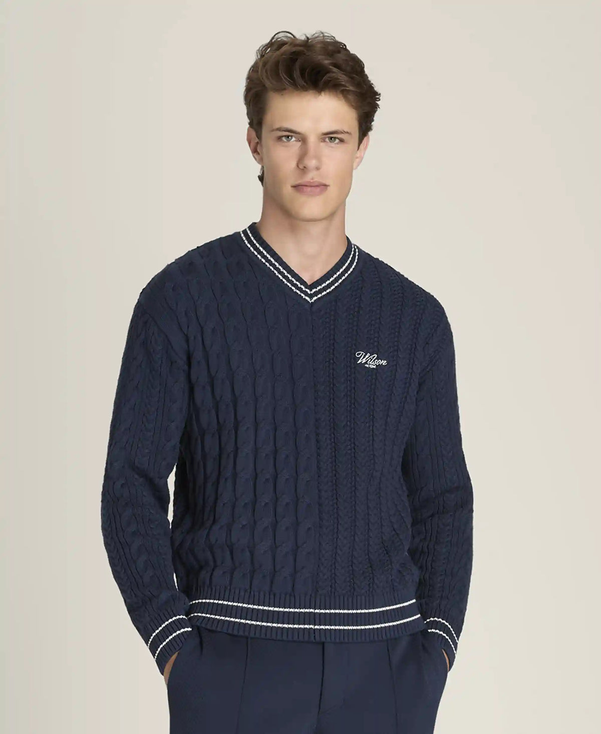 Novelty V-Neck Sweater