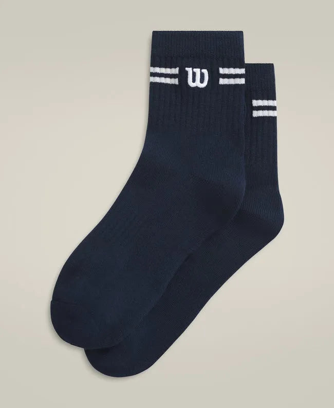 Quarter Top Logo Stripe