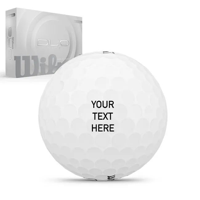 DUO Soft Golf Balls Custom Text