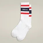 Crew Stripe Script Sock