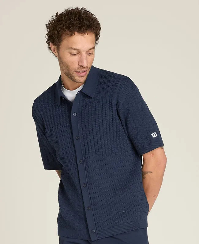 Cable Blocked Polo Shirt