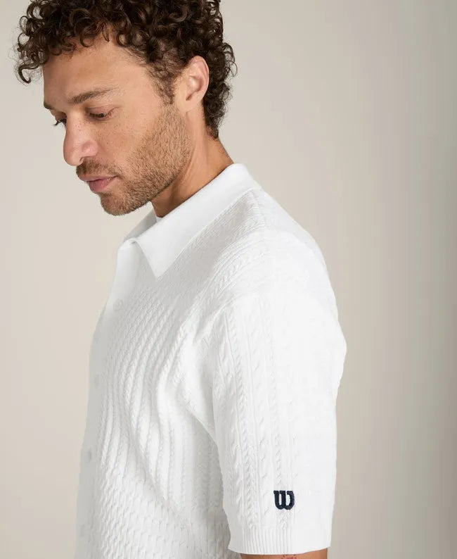 Cable Blocked Polo Shirt