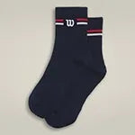 Quarter Top Logo Stripe Sock
