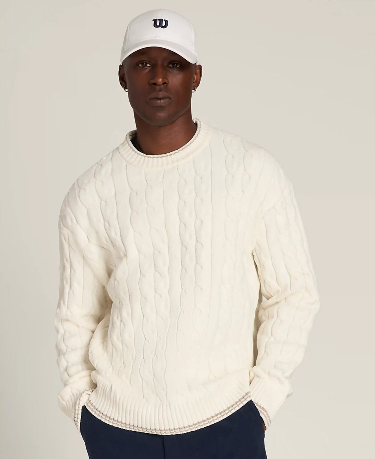 Chenille Cable Sweater