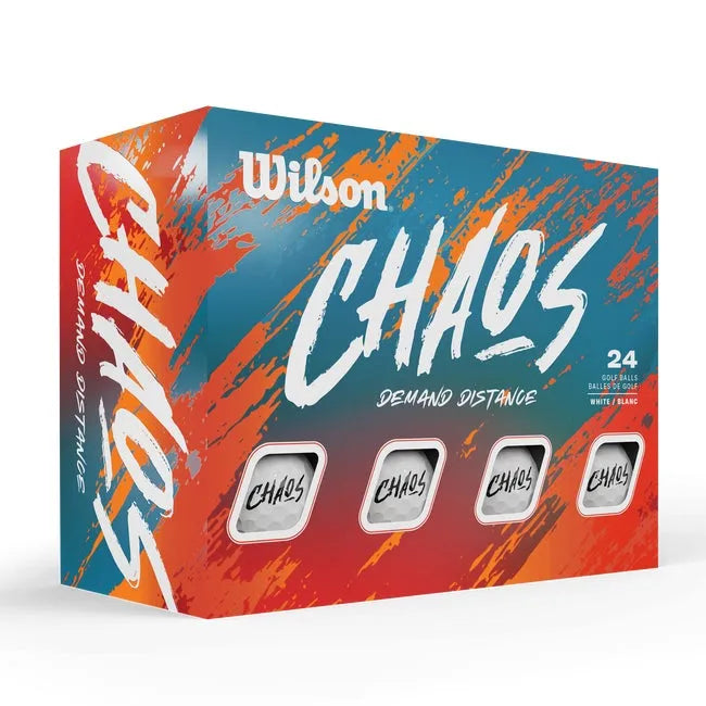 Wilson CHAOS® Golf Balls - 24 Pack