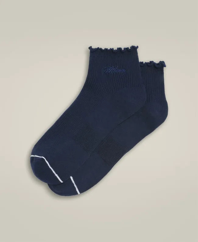 Ruffle Quarter Sock