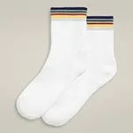 Quarter Top Stripe Socks