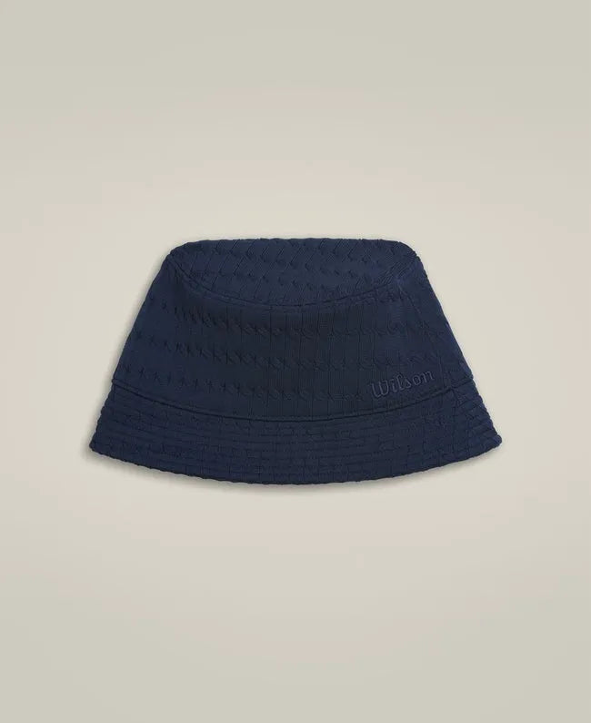 Cable-Knit Bucket Hat