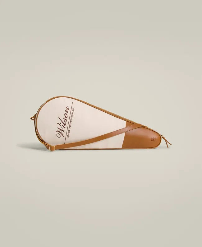 Canvas Leather Racket Bag